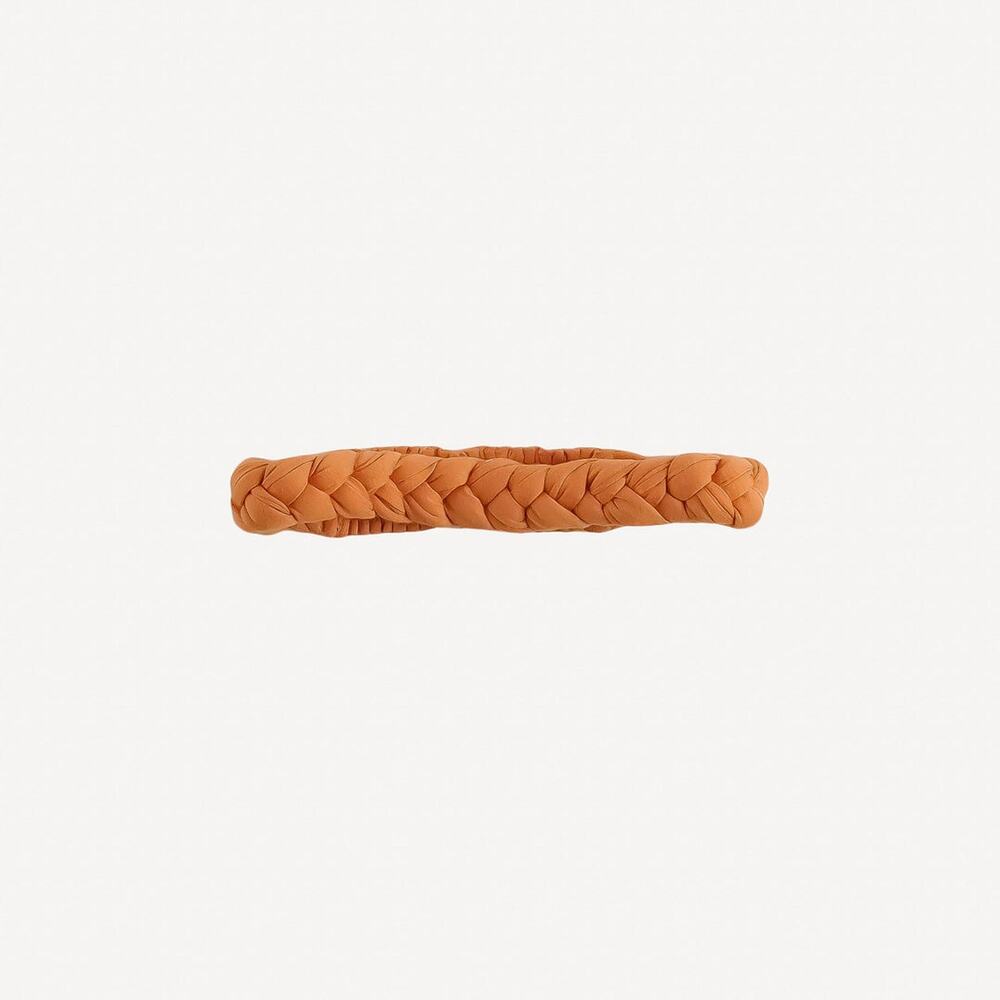 NWT Kate Quinn Sunset Orange Modal Skinny Braided Headband M Medium